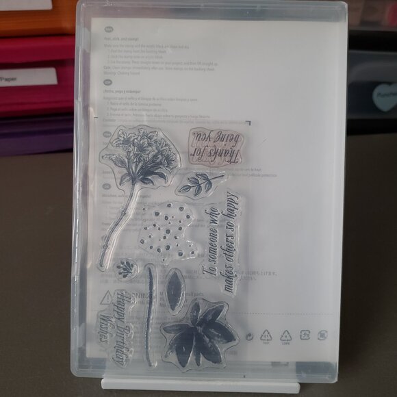 Stampin' Up! 'AVANT GARDEN' Photopolymer Stamp Set (Used) - Picture 2 of 5